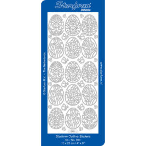 Starform Outline Sticker - Small Easter Eggs