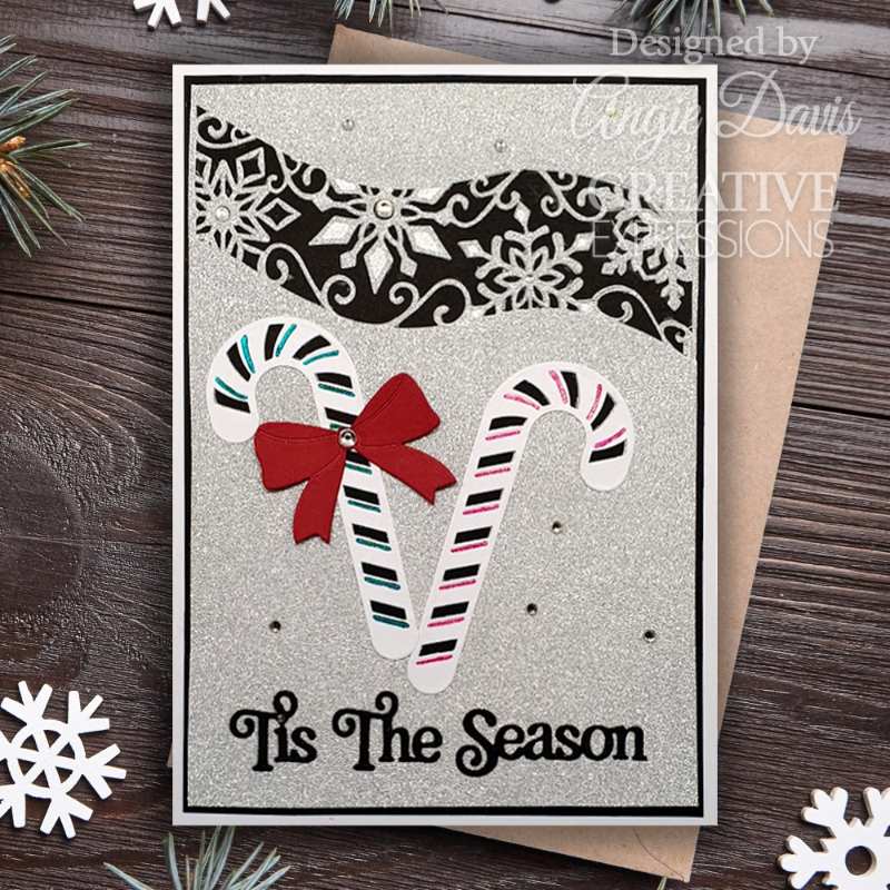 Sue Wilson Festive Snowflake Ribbon Wave