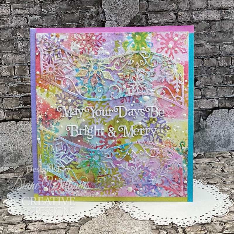 Sue Wilson Festive Shadowed Sentiments May Your Day Be Merry & Bright - Image 5