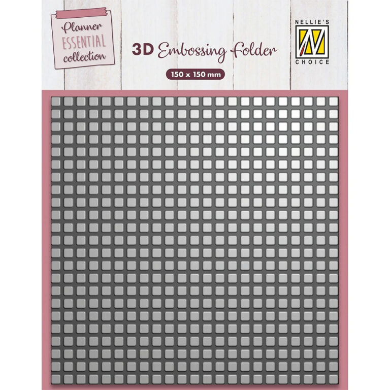 Nellie Snellen 3D Embossing Folder - Blocks - Art of Craft