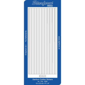 Starform Glitter Sticker Thin Straight Line