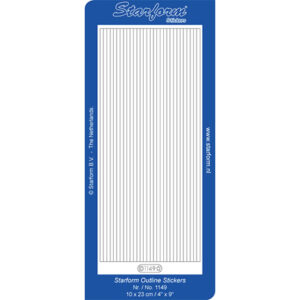 Starform Glitter Sticker Line Borders