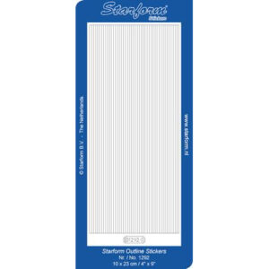 Starform Glitter Sticker Line Borders