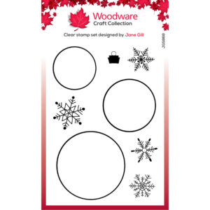 Woodware Paintable Baubles Circles