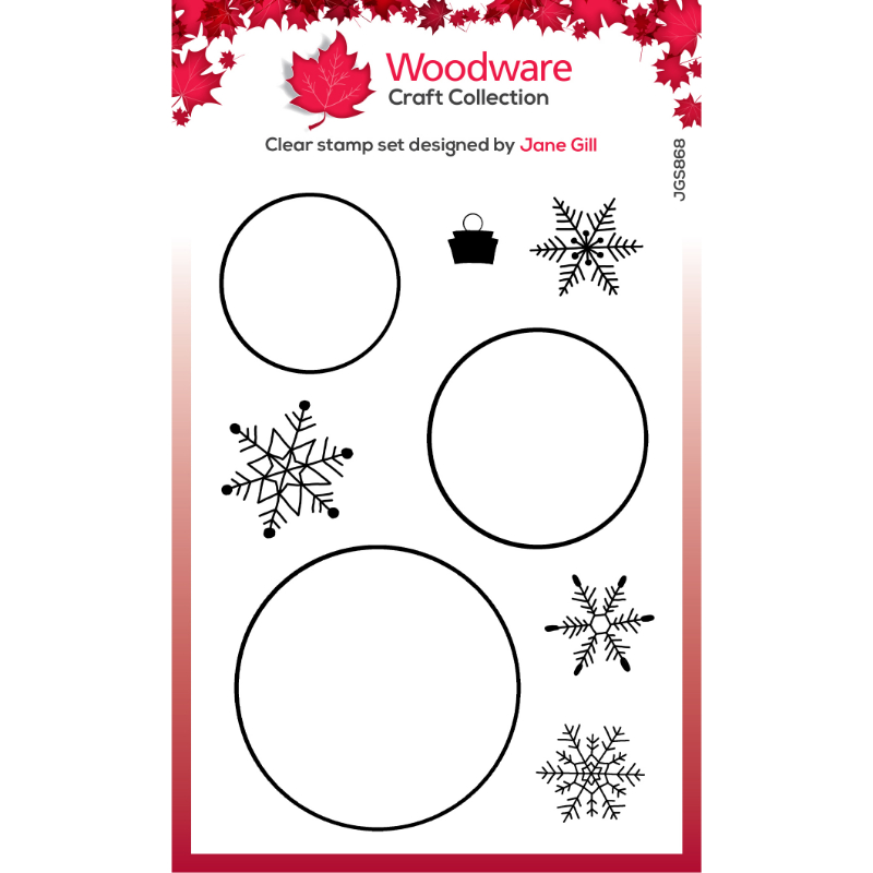 Woodware Paintable Baubles Circles