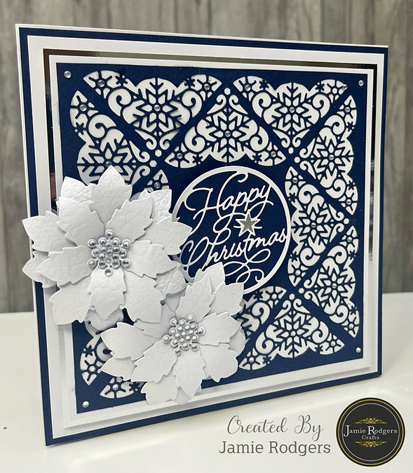 Jamie Rodgers Crafts Frosty Snowflake Corners - Image 5