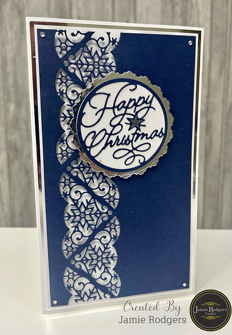 Jamie Rodgers Crafts Frosty Snowflake Corners - Image 3