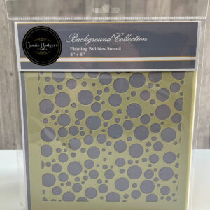 Jamie Rodgers Crafts Floating Bubbles Stencil 8" x 8"