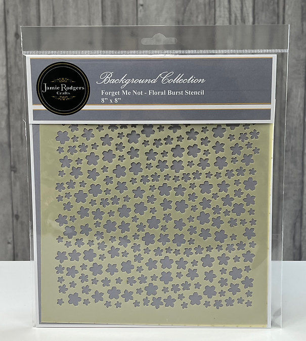 Jamie Rodgers Crafts Floral Burst Stencil 8" x 8"