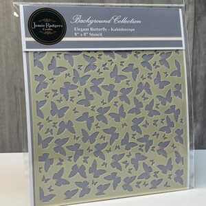 Jamie Rodgers Crafts Kaleidoscope Elegant Butterfly Stencil  8" x 8"