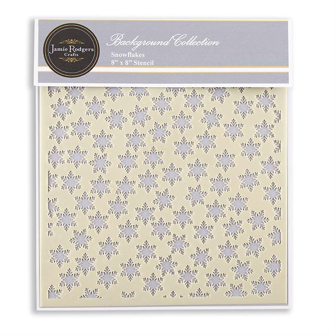 Jamie Rodgers Crafts Snowflakes Stencil 8 x 8"