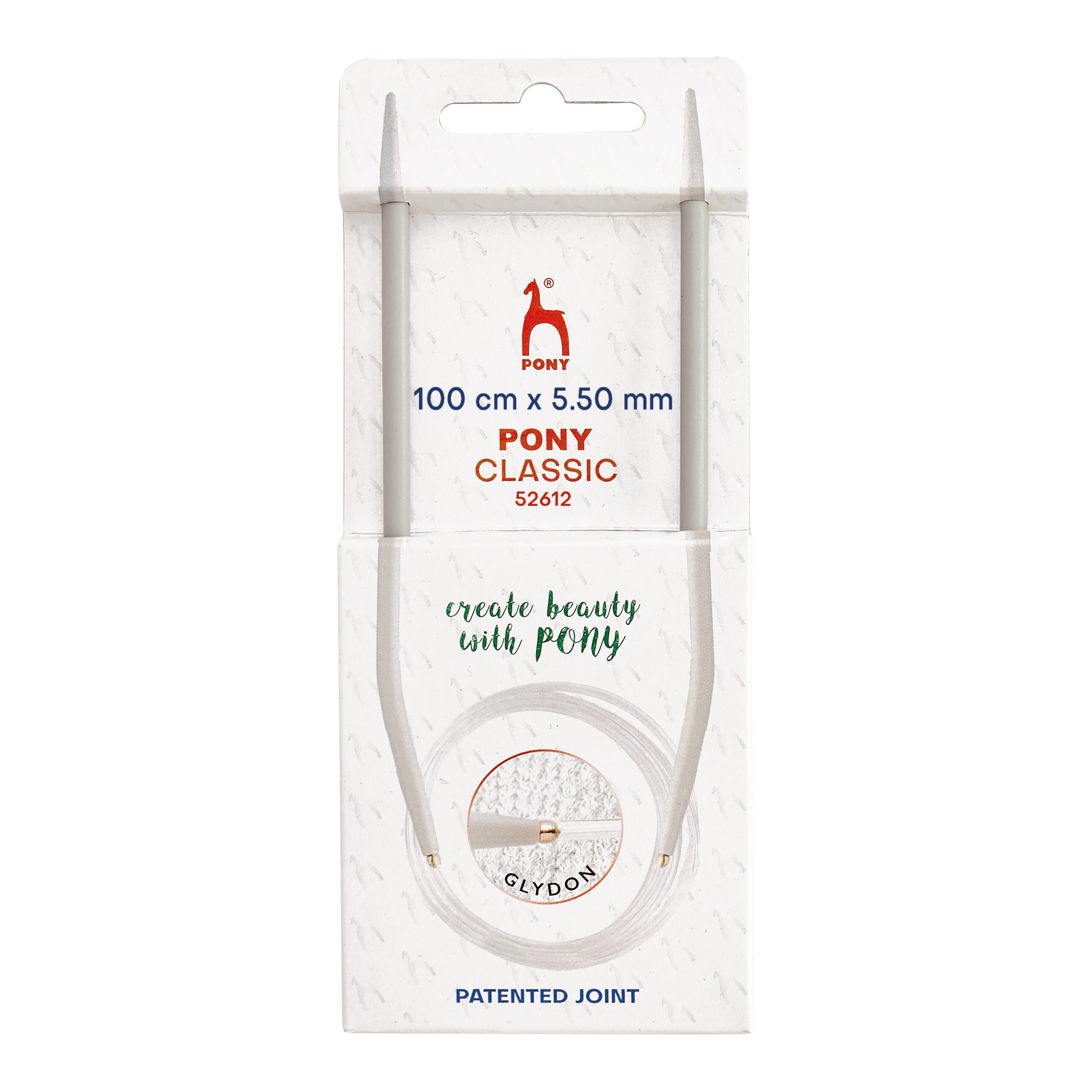 Knitting Pins: Circular: Fixed: Classic: 100cm x 5.5mm