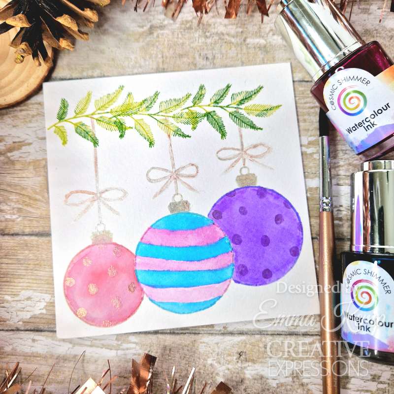 Woodware Paintable Baubles Circles - Image 8