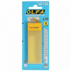OLFA 9mm Snap-off Blade Cutter Spare Blades (x10)