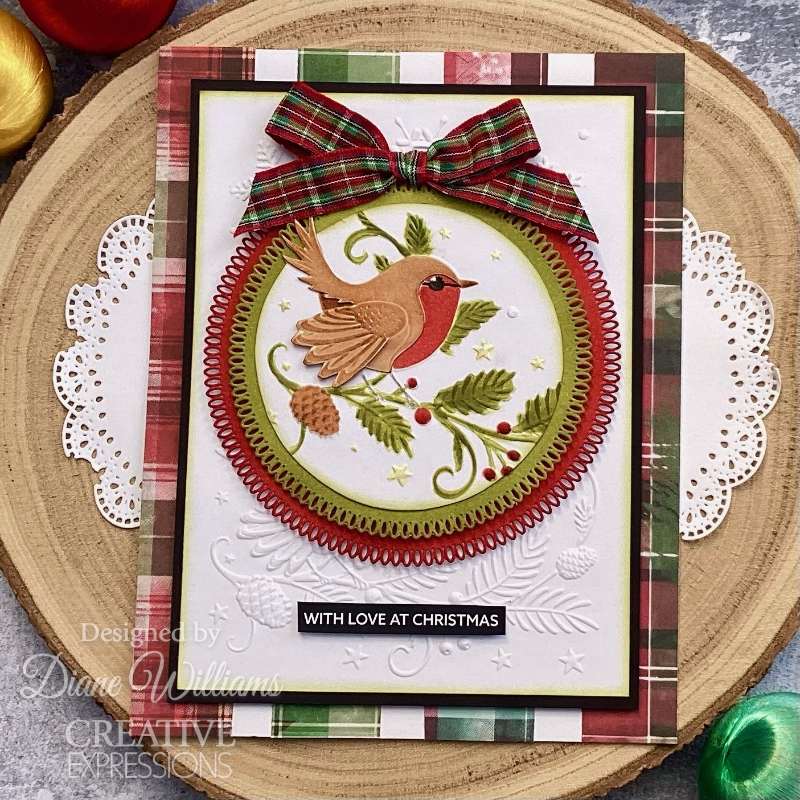 Robin & Snowflakes 3D Embossing Folder - Image 11