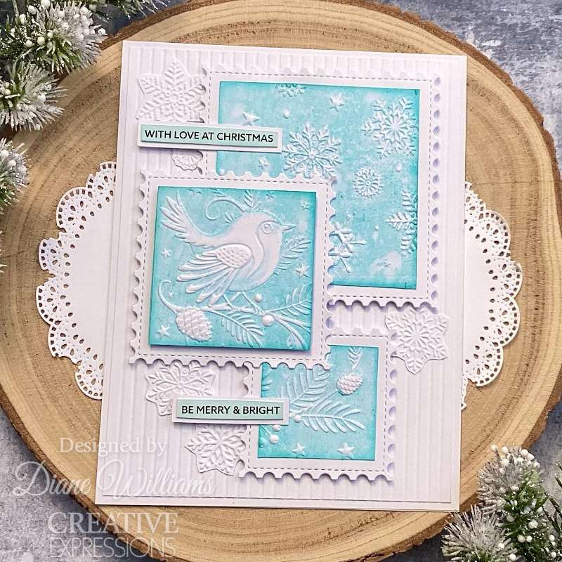 Robin & Snowflakes 3D Embossing Folder - Image 5