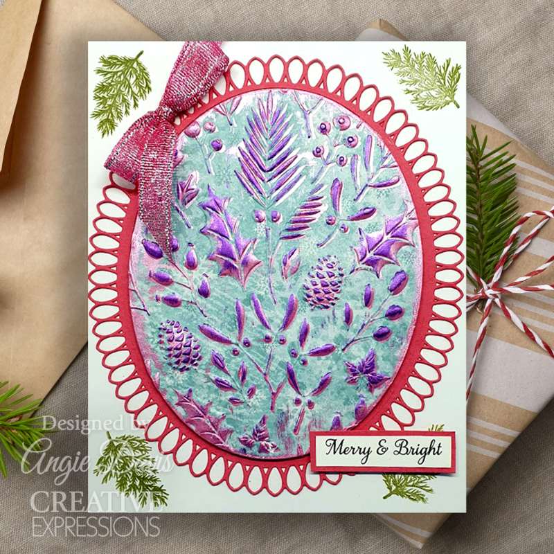 Winter Foliage 3D Embossing Folder - Image 15