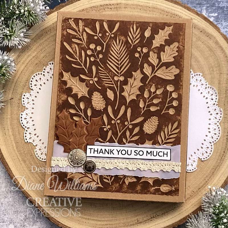 Winter Foliage 3D Embossing Folder - Image 5