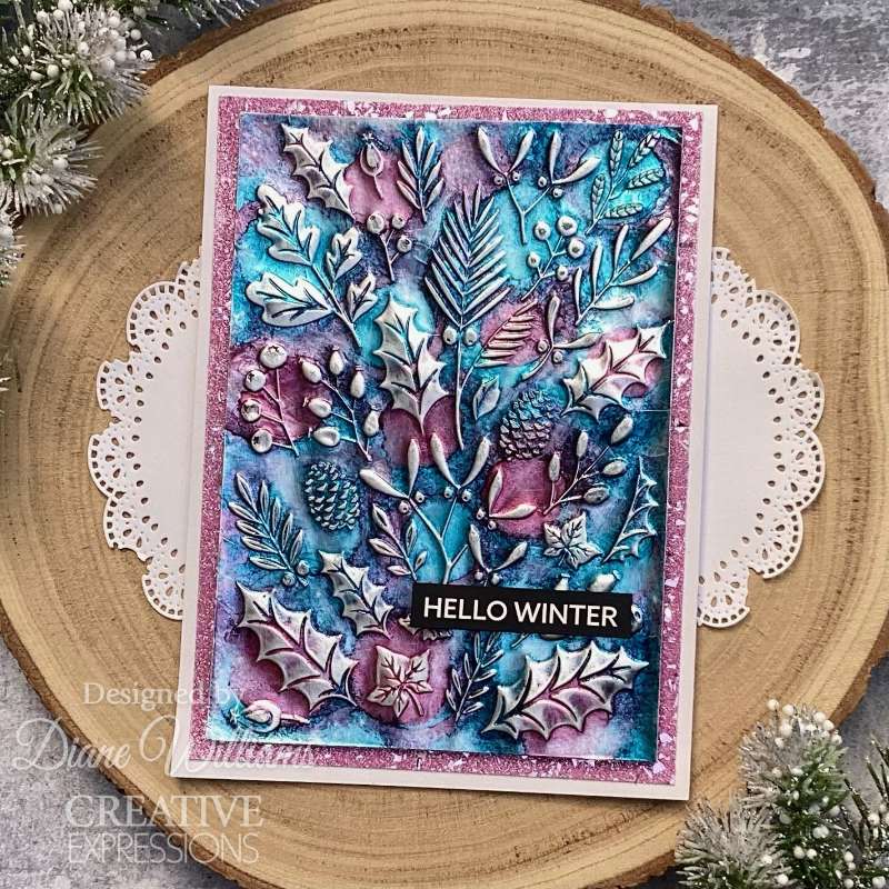 Winter Foliage 3D Embossing Folder - Image 2