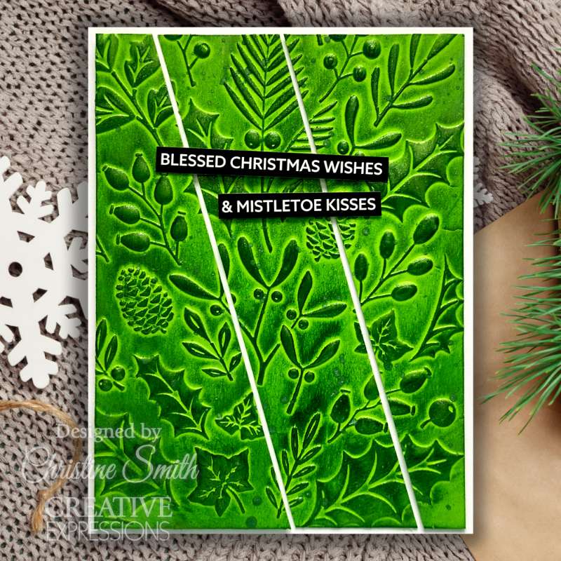 Winter Foliage 3D Embossing Folder - Image 4