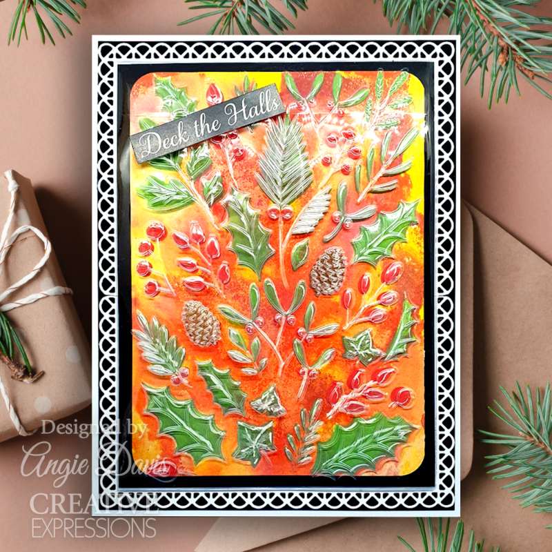 Winter Foliage 3D Embossing Folder - Image 17