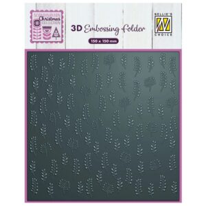 Nellie Snellen 3D Embossing Folder - Leaves