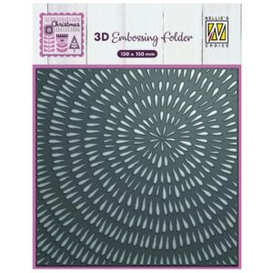 Nellie Snellen 3D Embossing Folder - Sliced Wood