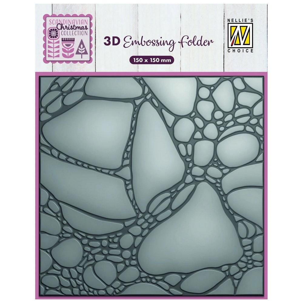 Nellie Snellen 3D Embossing Folder - Paint Bubble
