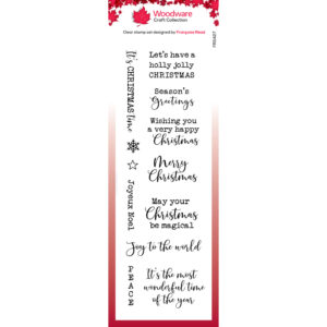 Christmas Celebrations 8 in x 2.6 in Stamp Set