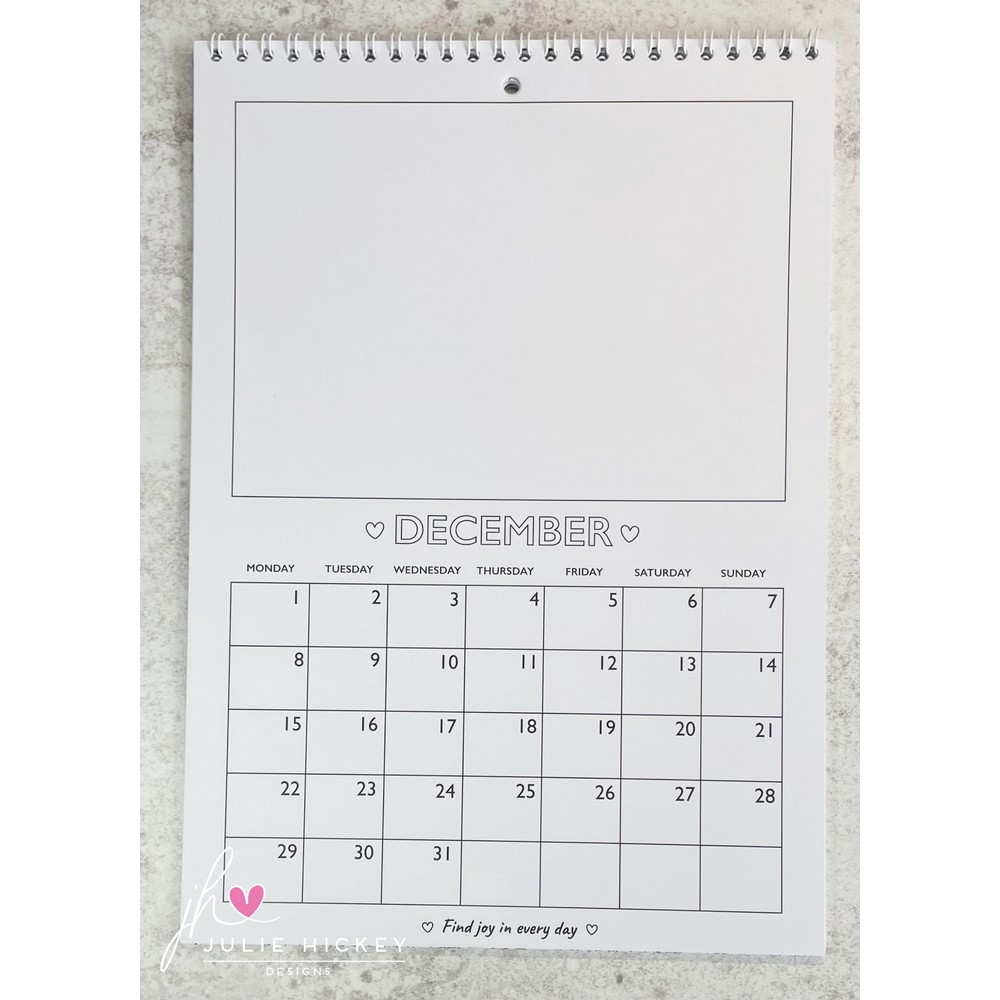 Julie Hickey Designs Create Your 2025 Calendar - Image 6