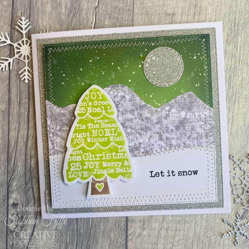 Tree Wishes 3 in x 4 in stamp Set - Image 6