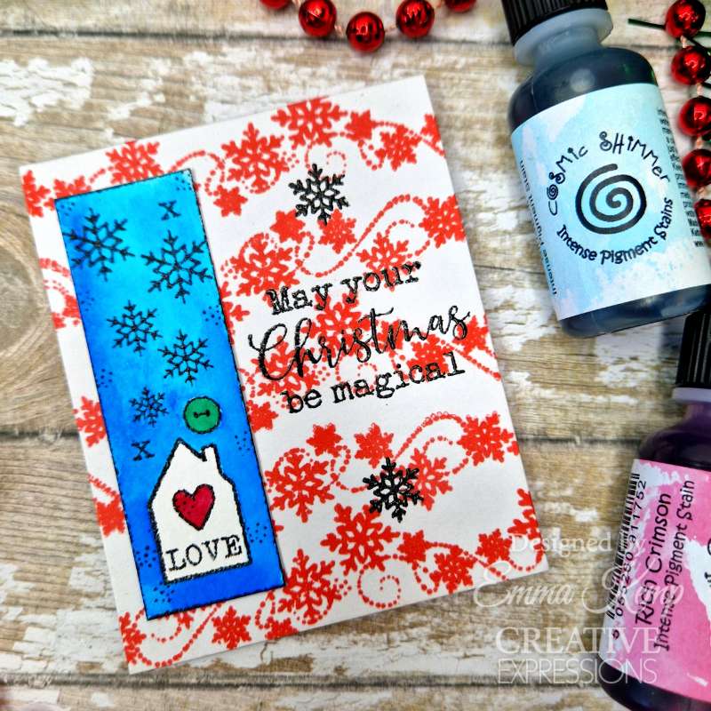 Christmas Celebrations 8 in x 2.6 in Stamp Set - Image 11