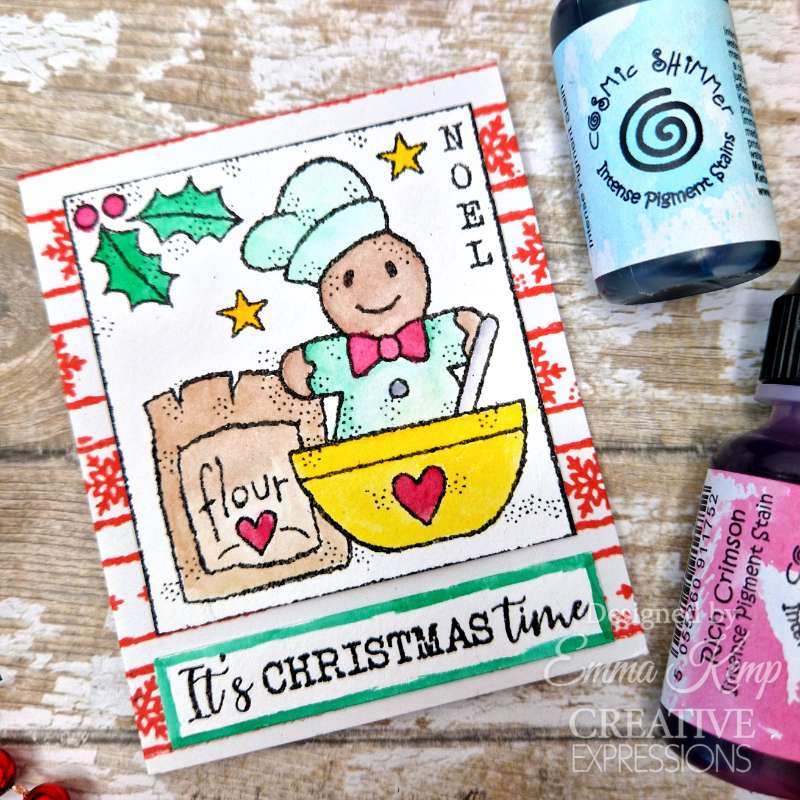 Winter Sampler 4 in x 6 in Stamp Set - Image 6