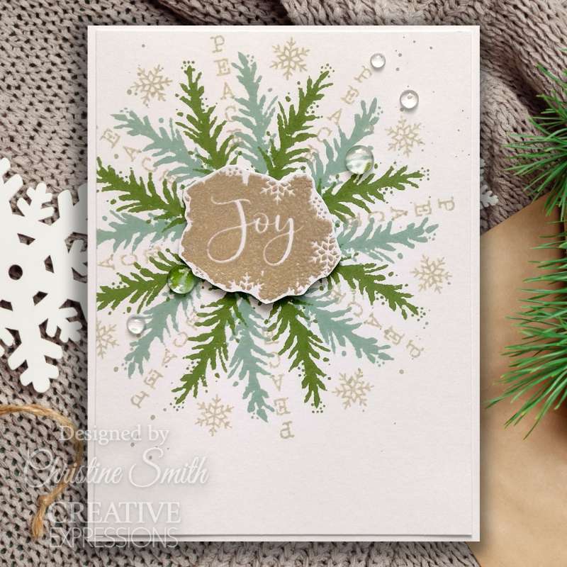 Christmas Celebrations 8 in x 2.6 in Stamp Set - Image 5