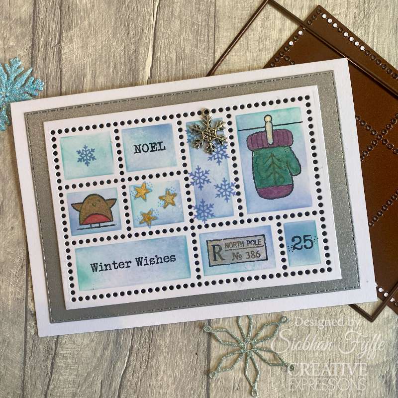 Snowman 4 in x 6 in Stamp Set - Image 10