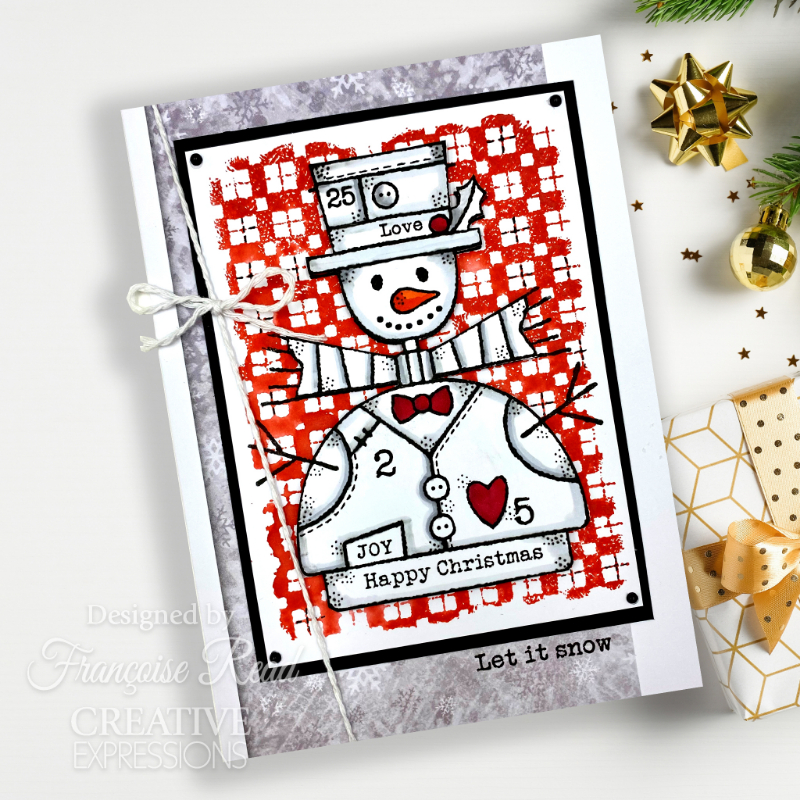 Snowman 4 in x 6 in Stamp Set - Image 5