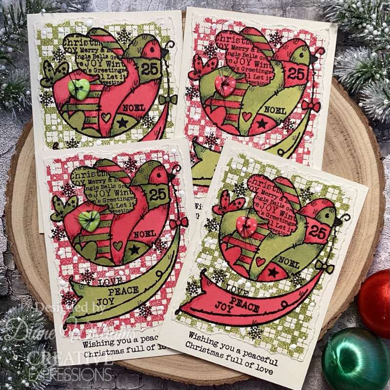 Faded Gingham 4 in x 6 in Stamp Set - Image 4