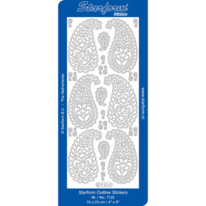 Starform Outline Sticker Paisley