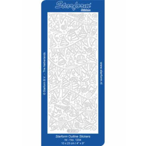 Starform Outline Sticker Party Hats