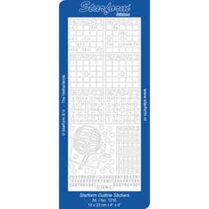 Starform Outline Sticker Bingo
