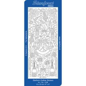 Starform Outline Sticker Christmas