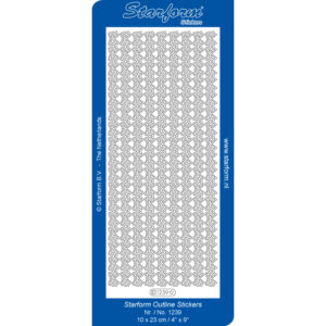 Starform Outline Sticker Wide Bow Edge