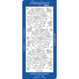 Starform Outline Sticker Rose Circles