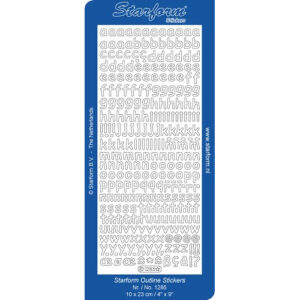 Starform Outline Sticker Lower Case