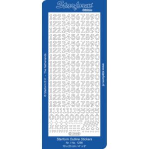 Starform Outline Sticker Numbers