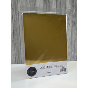 Jamie Rodgers Crafts - A4 Mirror Card Pack of 10 Gold