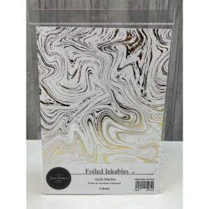 Jamie Rodgers Crafts - Foiled Inkables A4 Sheets Gold Marble