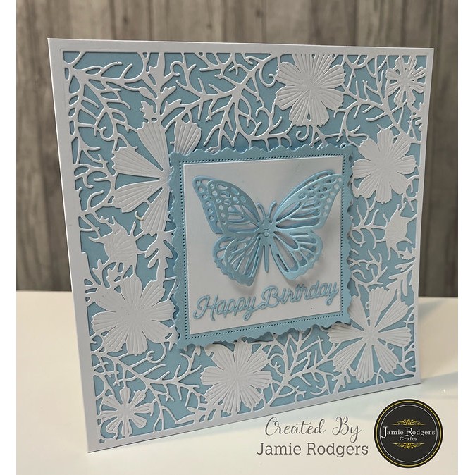 Jamie Rodgers Crafts Cosmos Floral Panel Craft Die - Image 3