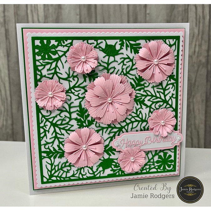 Jamie Rodgers Crafts Cosmos Floral Panel Craft Die - Image 4