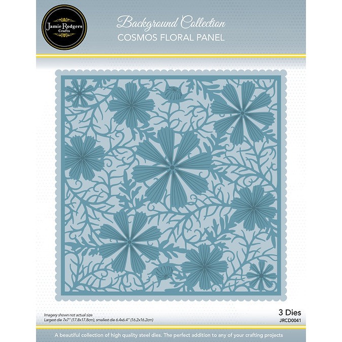 Jamie Rodgers Crafts Cosmos Floral Panel Craft Die